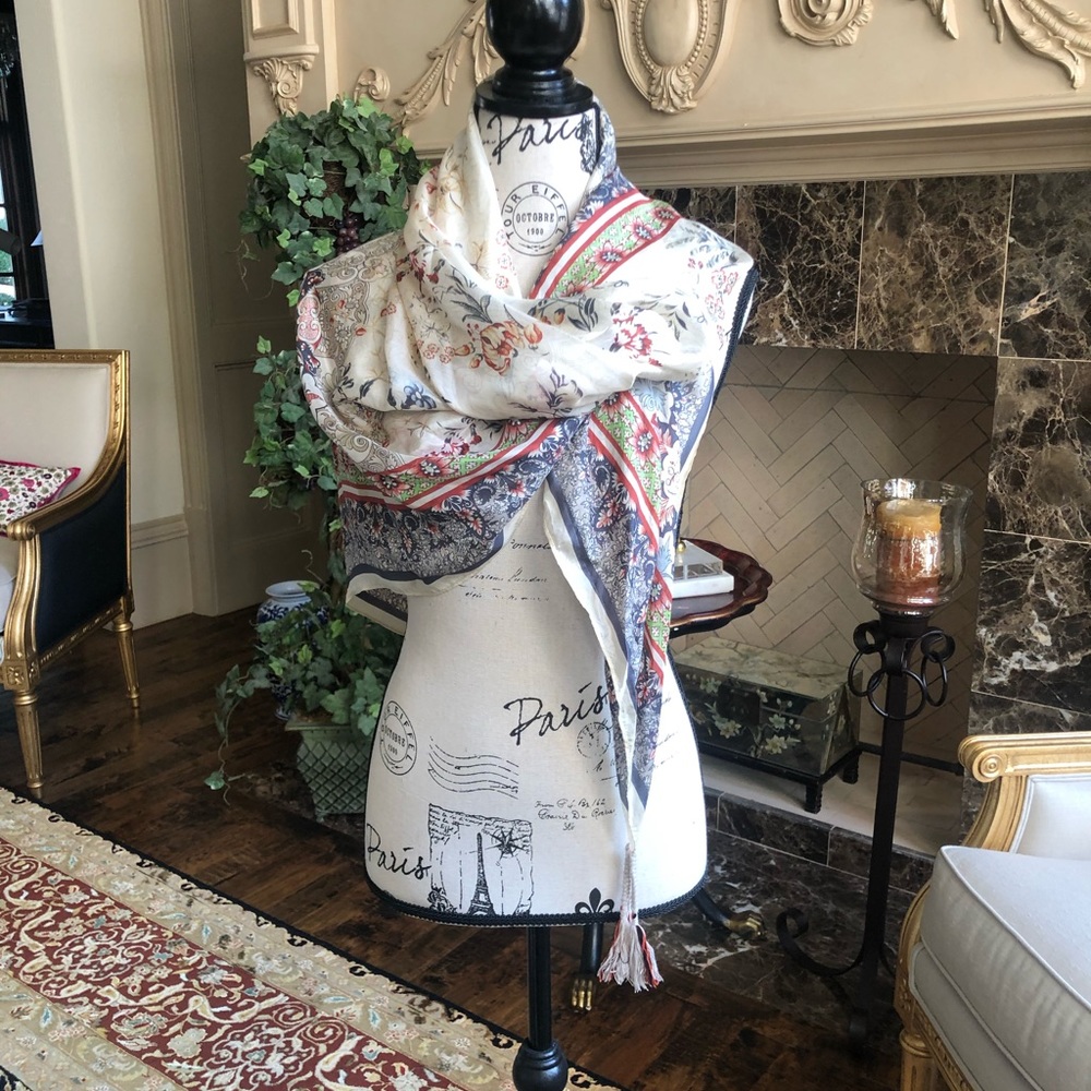 Johnny Was Silk Scarf